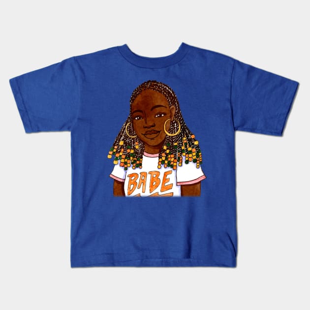 Babe Kids T-Shirt by Coily And Cute